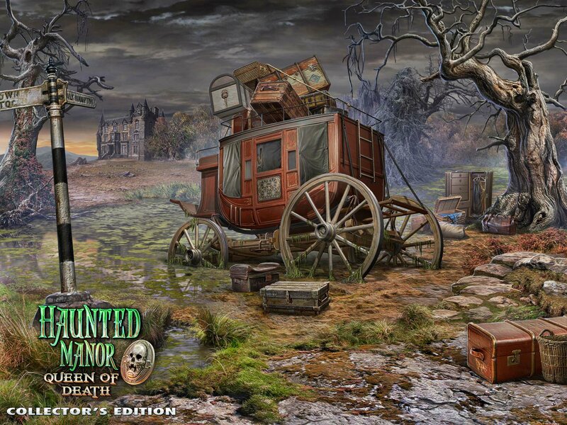 Abandoned Carriage in Swamp