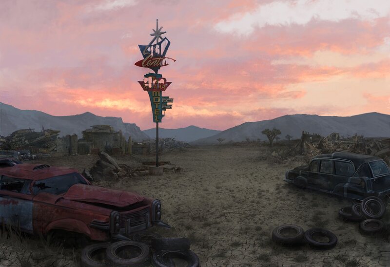 Abandoned Cars and Sign
