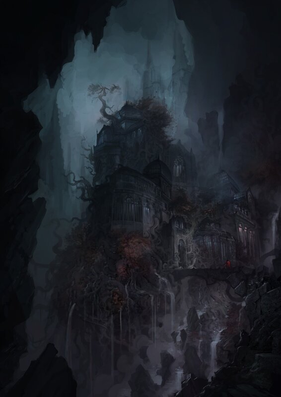 Abandoned Castle on Cliff