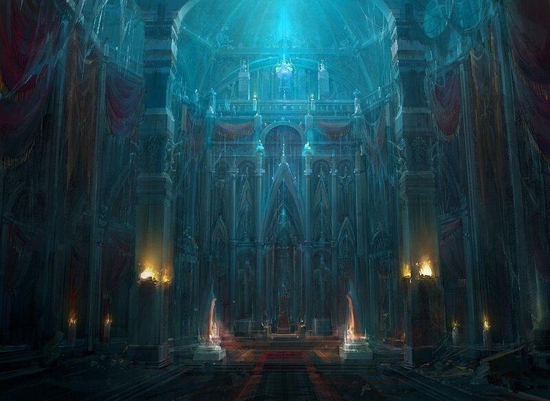Abandoned Cathedral — Blue