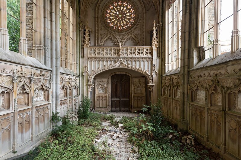 Abandoned Chapel Interior