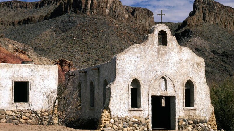 Abandoned Church Building — White