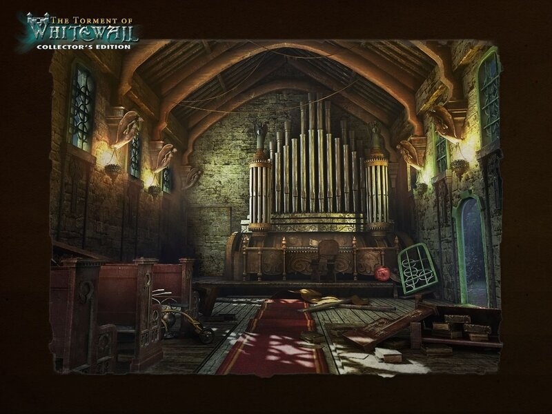 Abandoned Church Interior — Brown