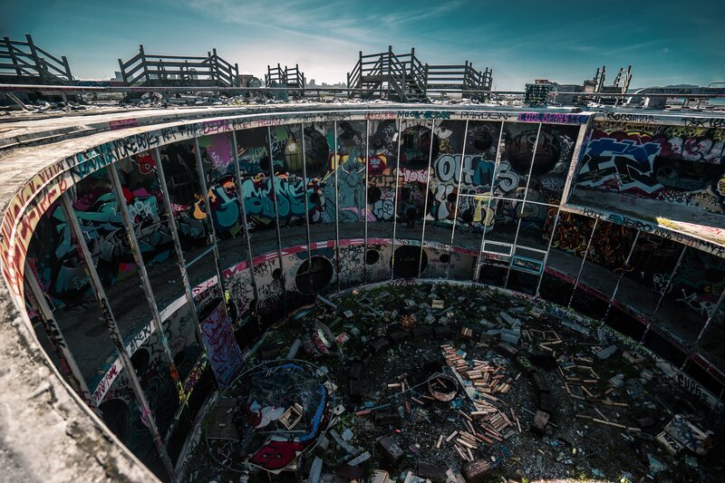Abandoned Circular Structure