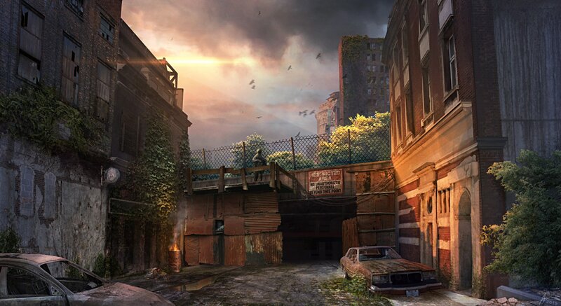 Abandoned City Alley — Brown