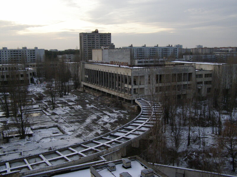 Abandoned City Buildings — Gray