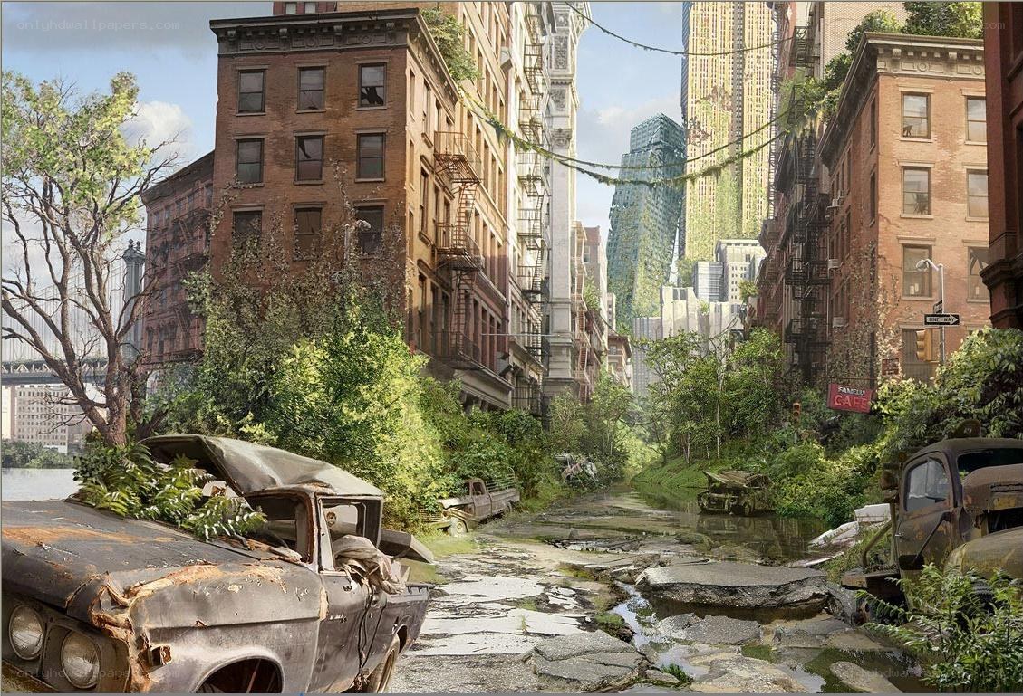 abandoned city street