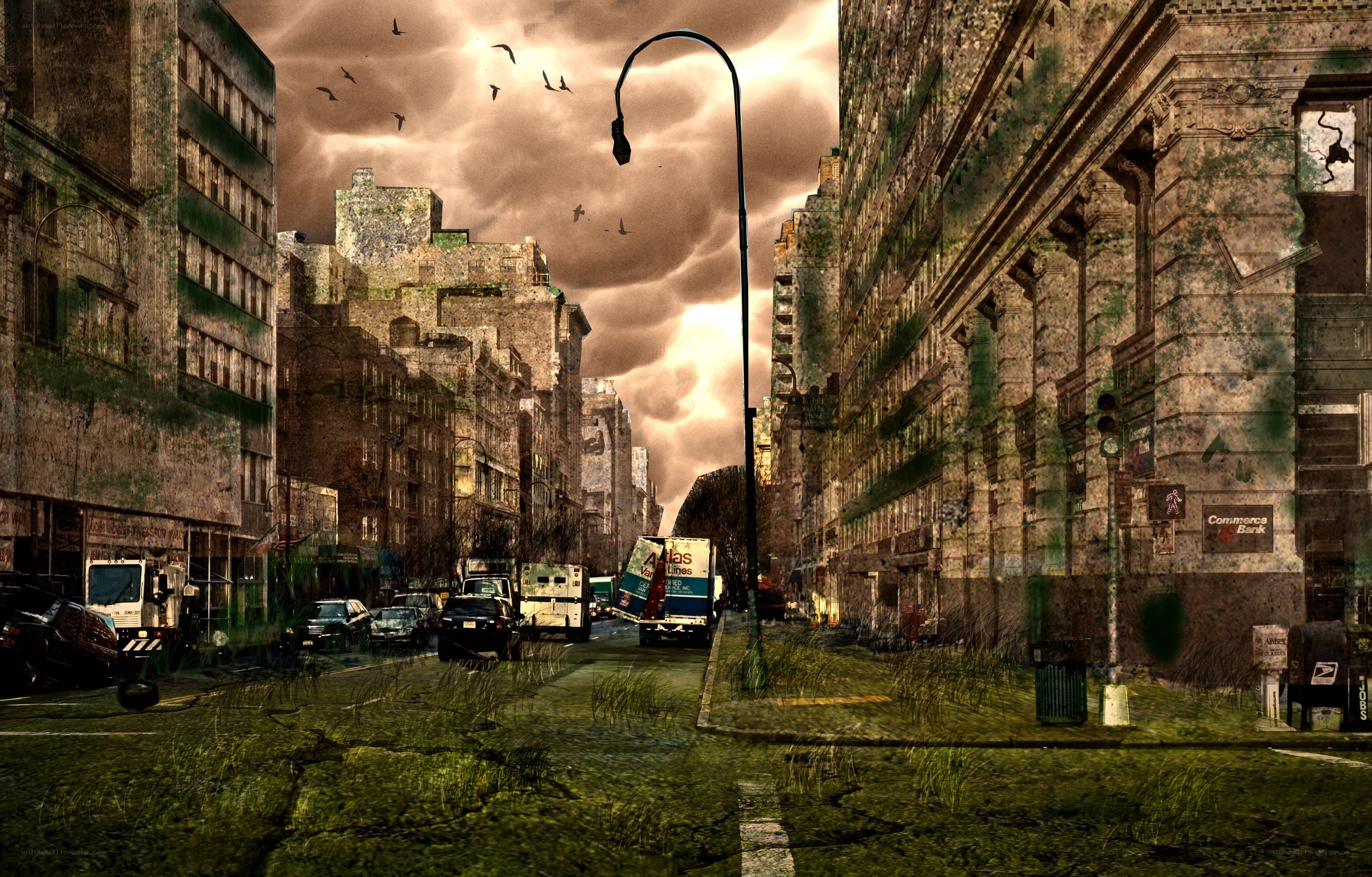 abandoned city street