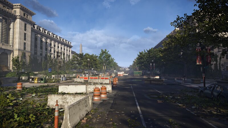 Abandoned City Street — Blue, Desolate, Afternoon