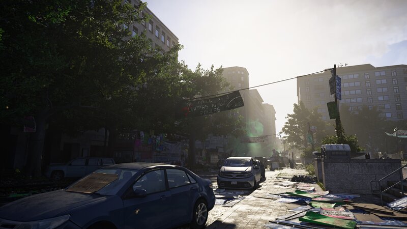 Abandoned City Street — Gray, Desolate, Afternoon