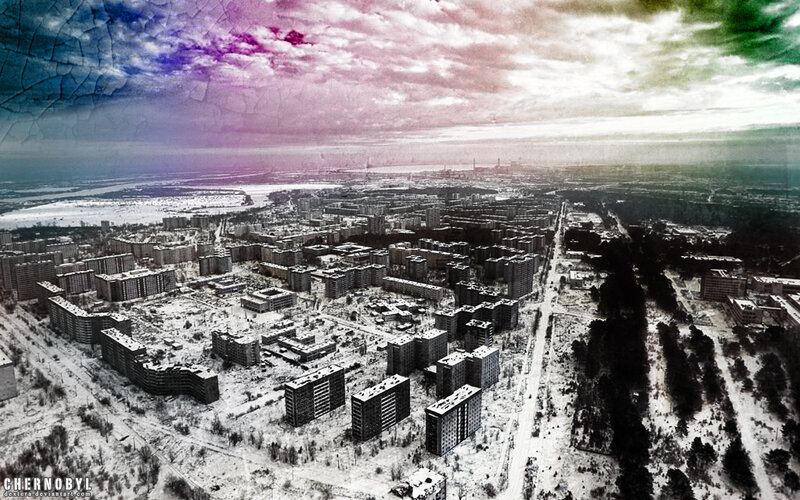 Abandoned Cityscape — Black