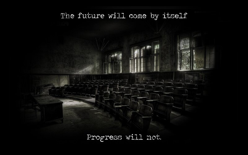Abandoned Classroom — Black
