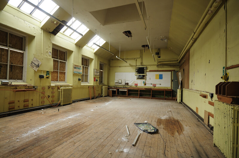 Abandoned Classroom — Yellow
