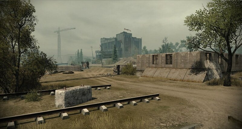 Abandoned Construction Site — Gray, Desolate, 3d Render