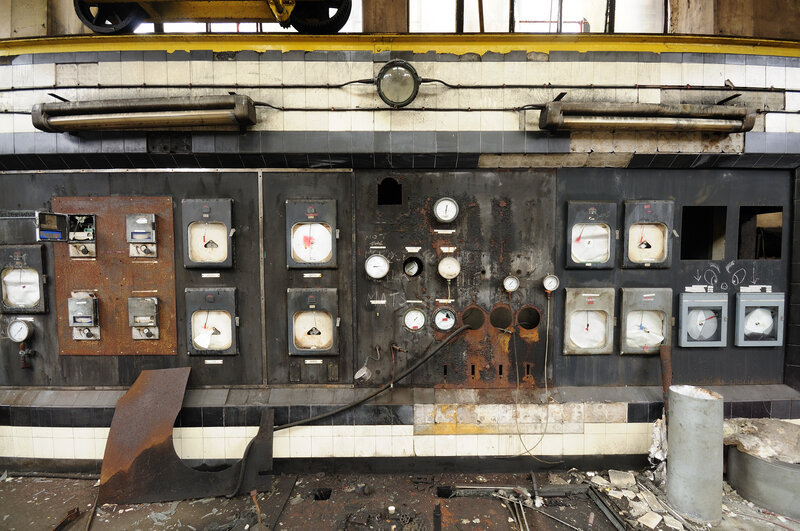 abandoned control panel
