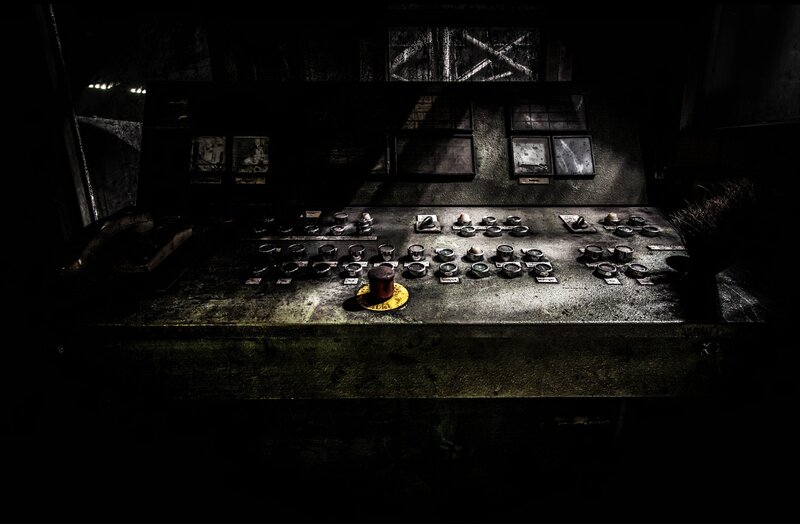 Abandoned Control Panel — Black
