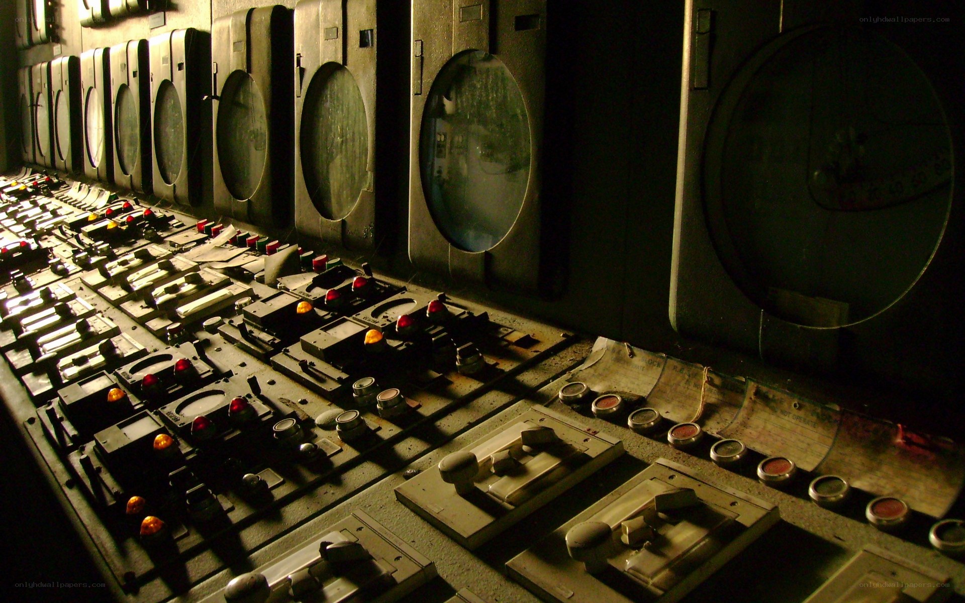 abandoned control panel