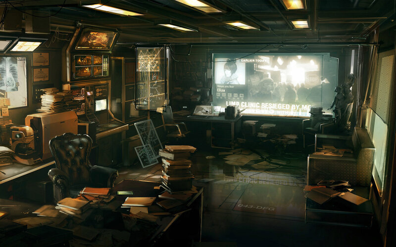 Abandoned Control Room — Black