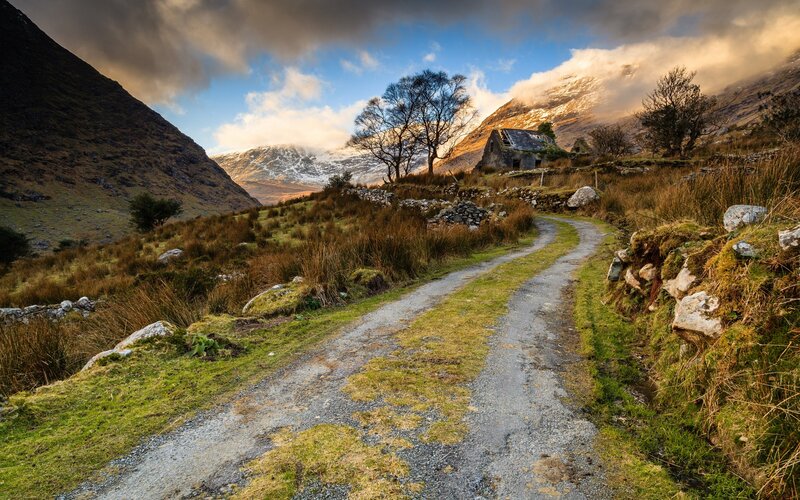 Abandoned Cottage in Valley