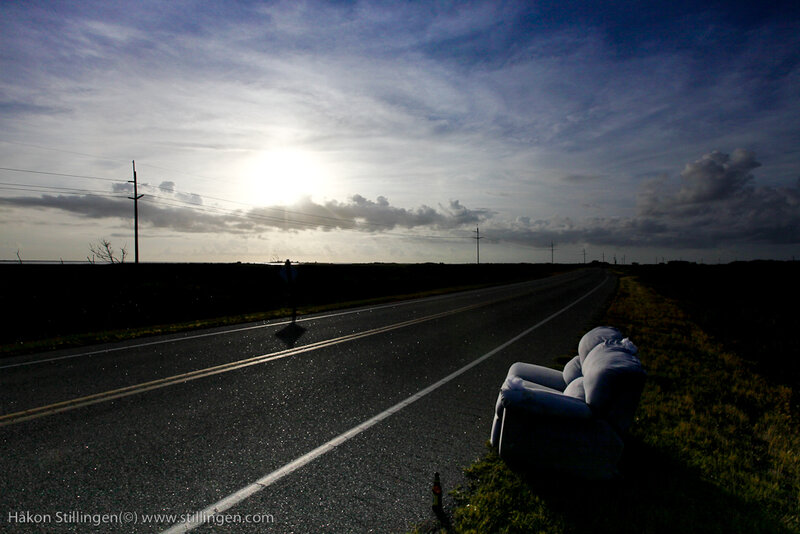 Abandoned Couch on Roadside