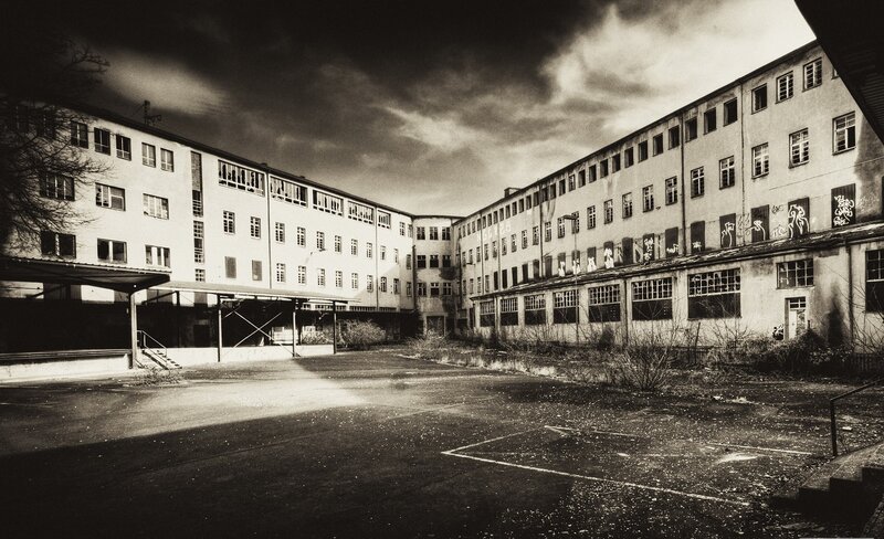 Abandoned Courtyard Buildings