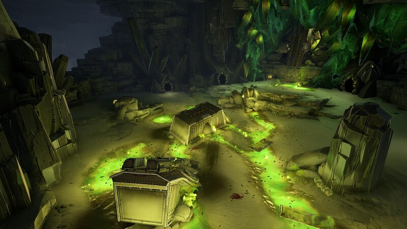 Abandoned Crates in Cave