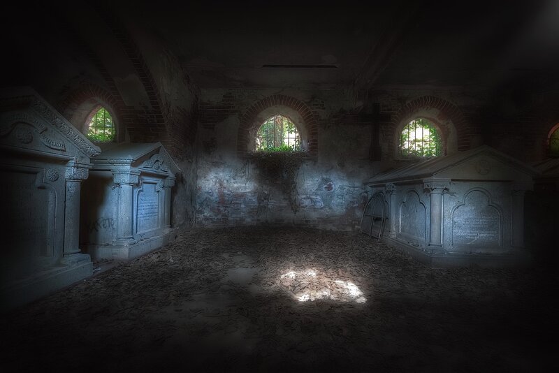 Abandoned Crypt Interior