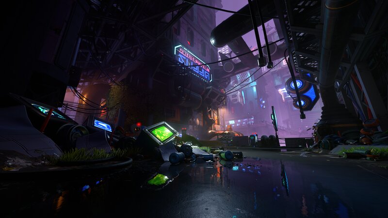 Abandoned Cyberpunk Street