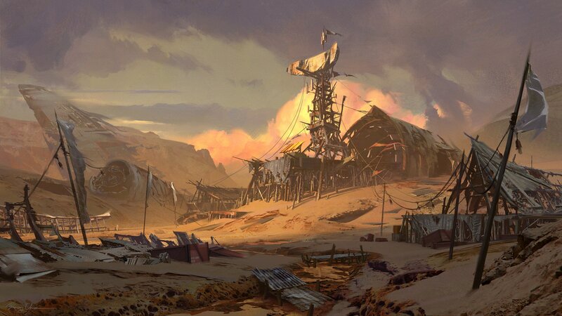 Abandoned Desert Settlement