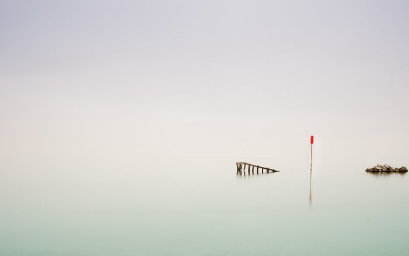 Abandoned Dock in Water