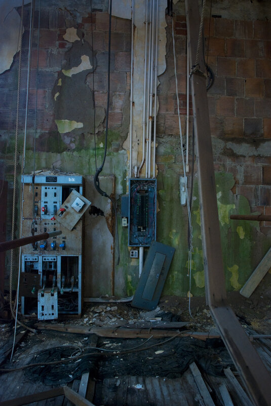 abandoned electrical room