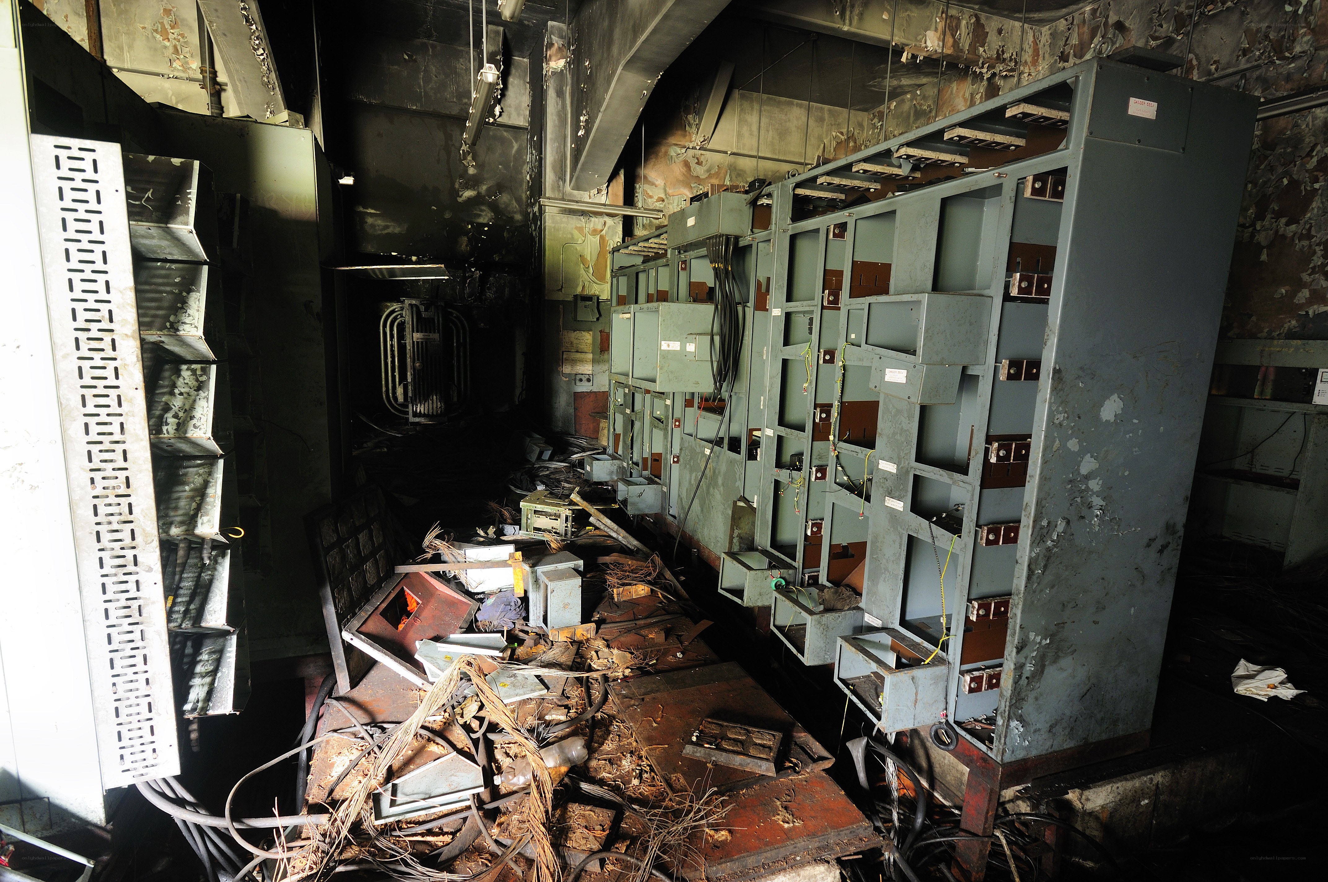 abandoned electrical room