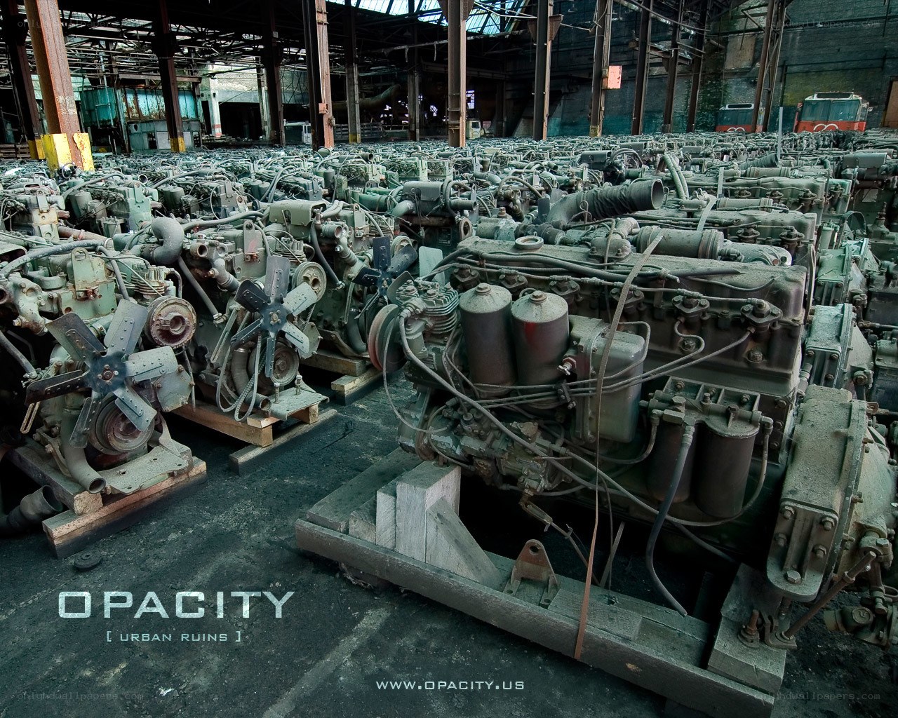 Abandoned Engines in Ruins