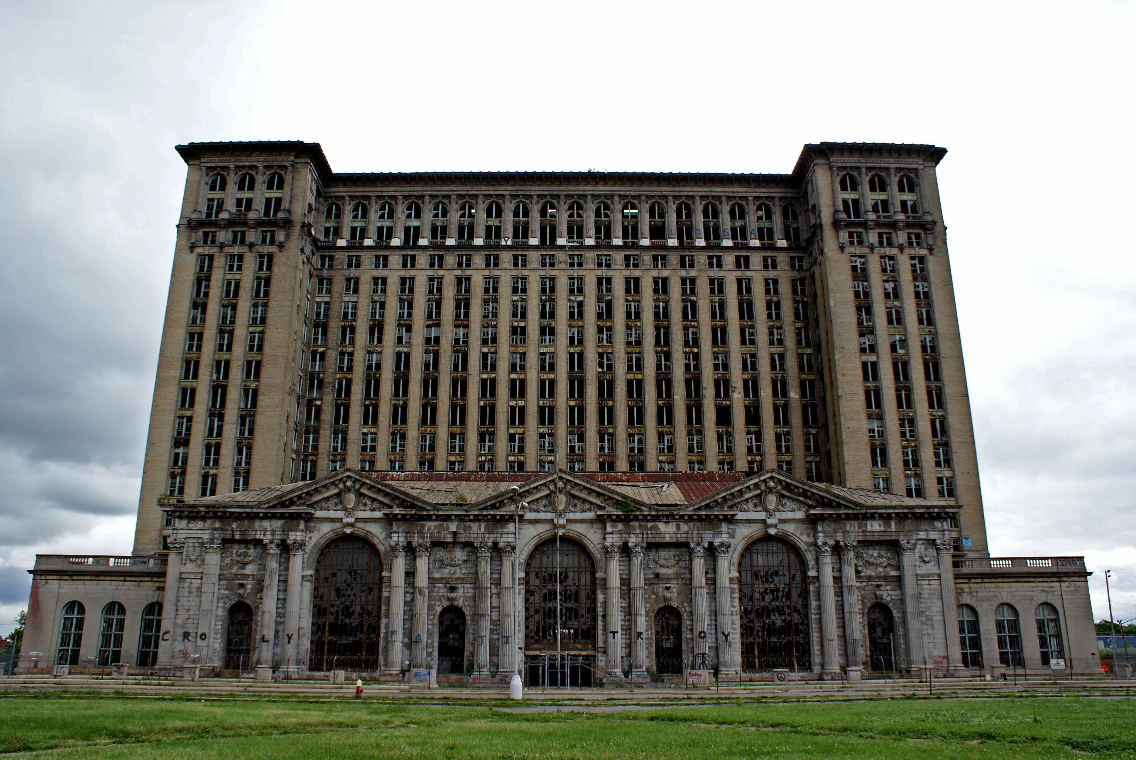 Abandoned factory building