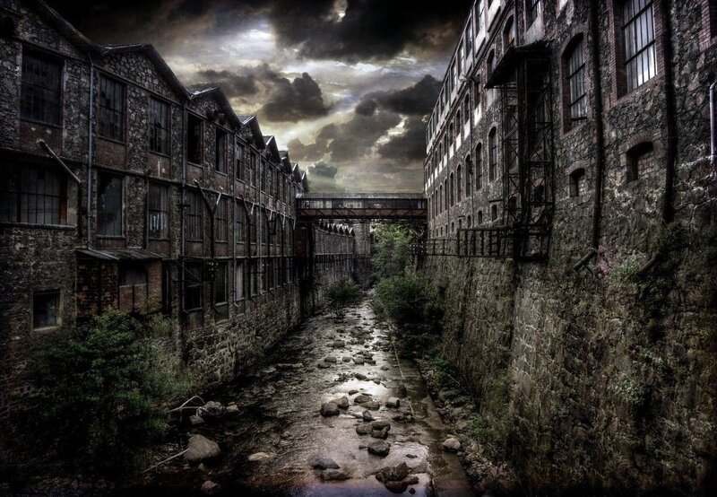 Abandoned Factory Buildings — Gray
