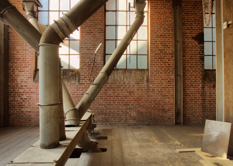 Abandoned factory interior