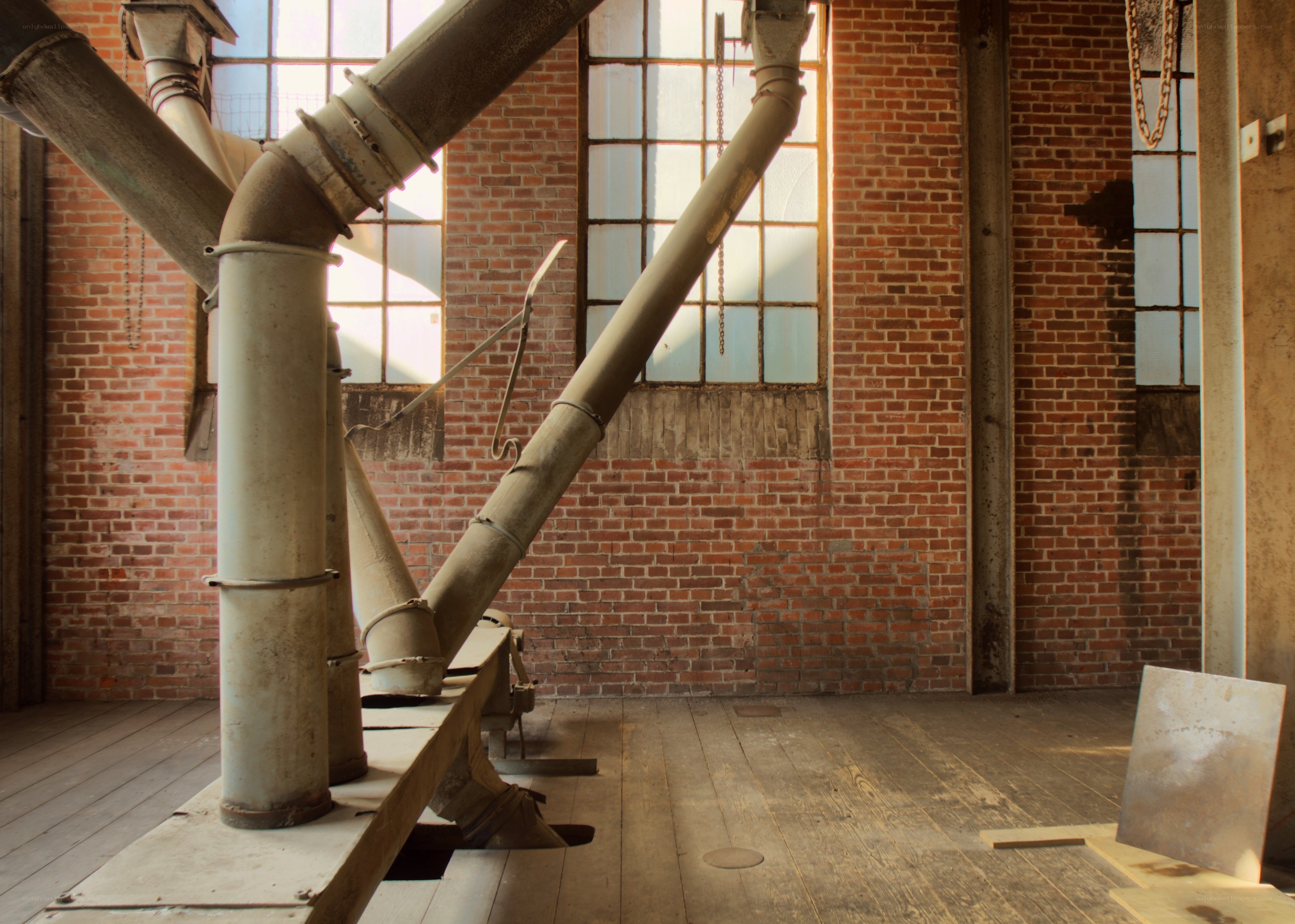 Abandoned factory interior