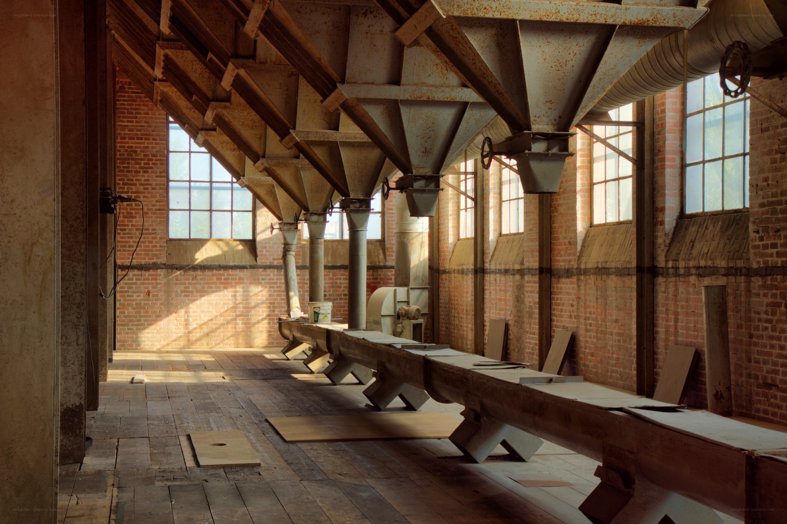 Abandoned factory interior