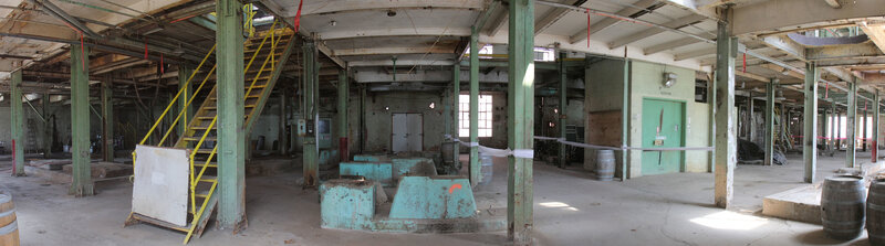 Abandoned factory interior