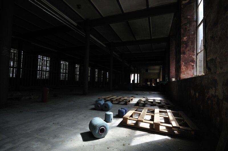 Abandoned factory interior