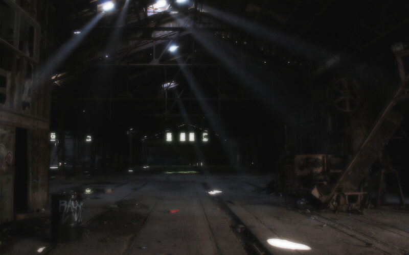Abandoned factory interior