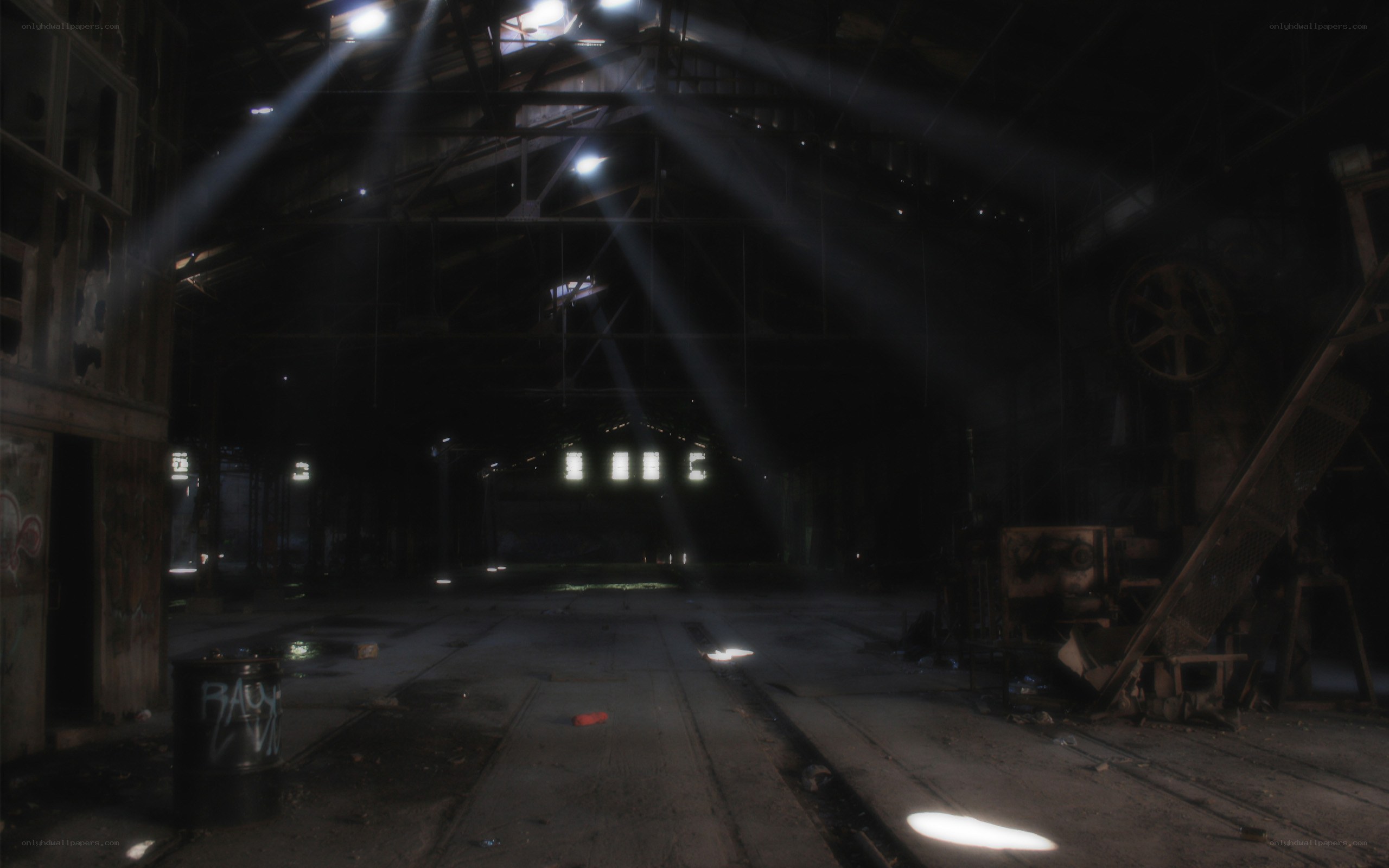 Abandoned factory interior