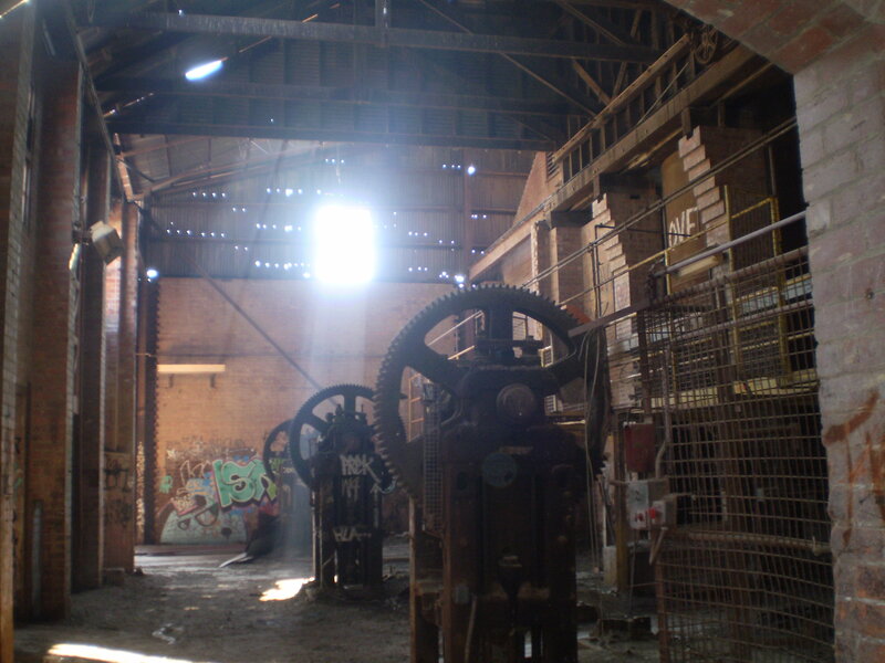 Abandoned factory interior