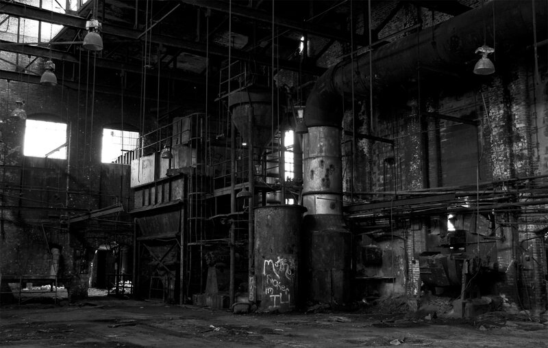 Abandoned factory interior