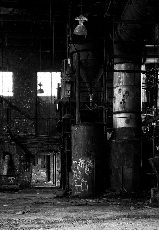 Abandoned factory interior
