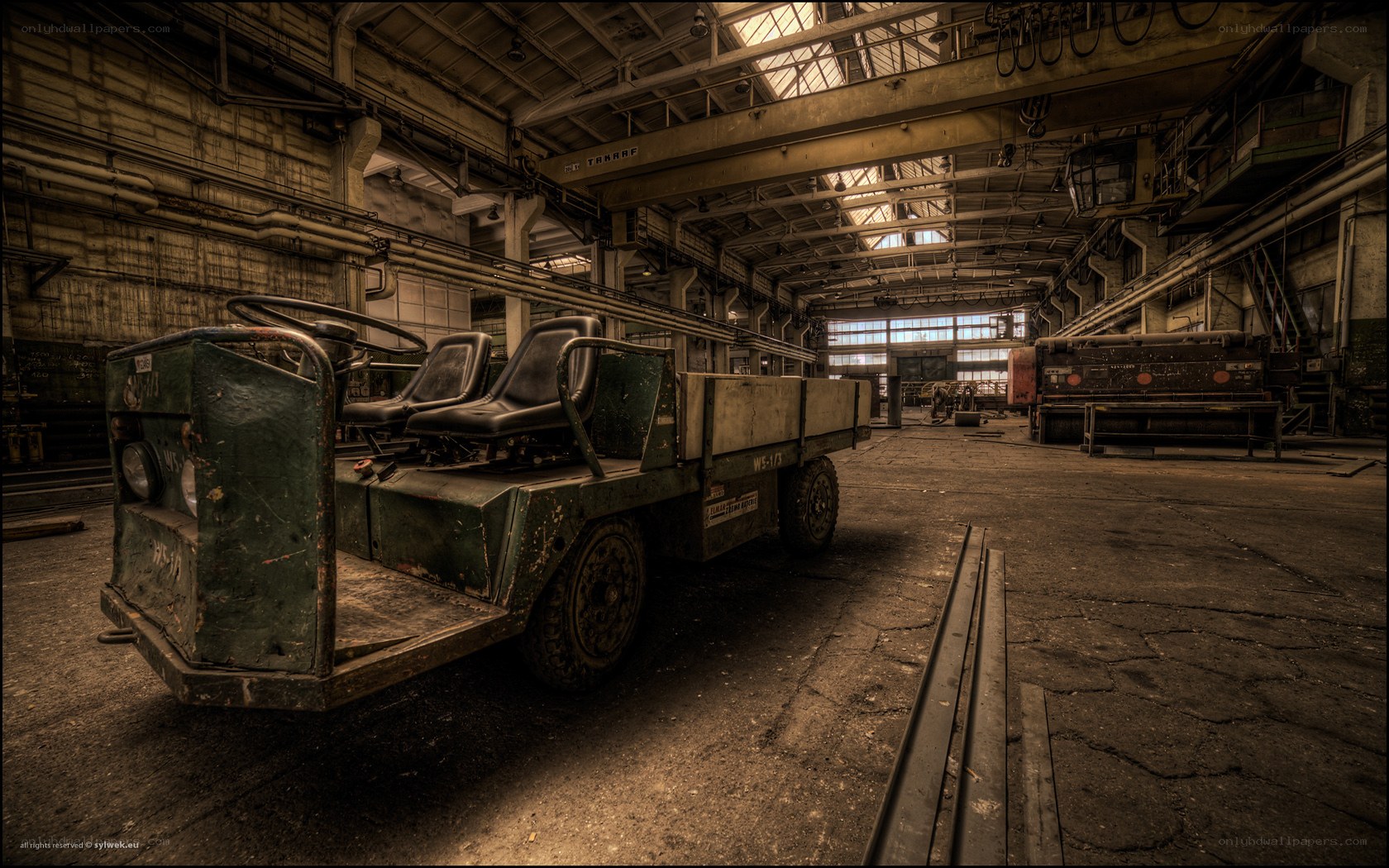 Abandoned factory interior