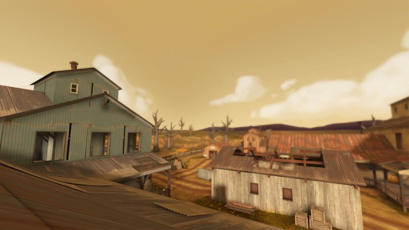Abandoned Farm Buildings — Brown, Desolate