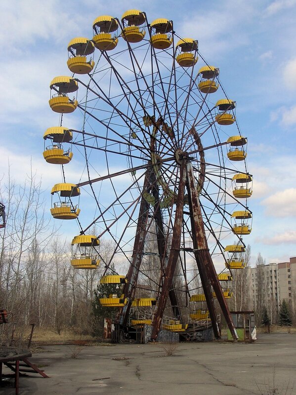Abandoned Ferris Wheel in Chernobyl