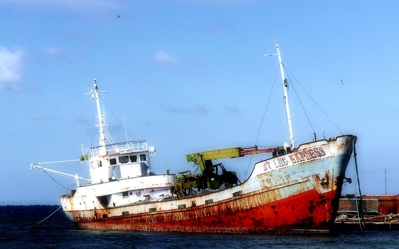 Abandoned Fishing Vessel