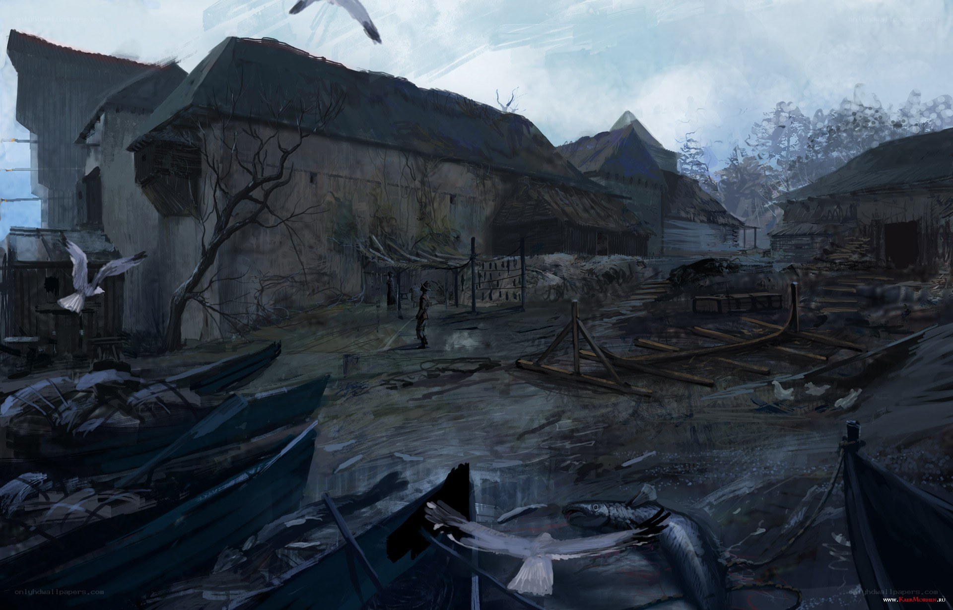 abandoned fishing village